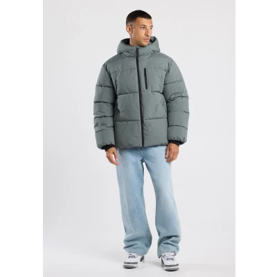 Afbeelding van America Today Heren Puffer jas Jaxxon Blauw Maat: XS