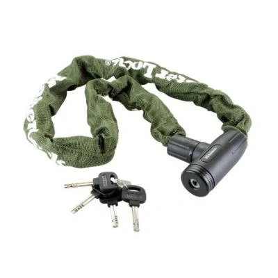 Image de Master lock cadenas chaîne avec enveloppe en nylon et serrure à combinaison intégrée 1000 x 8 mm