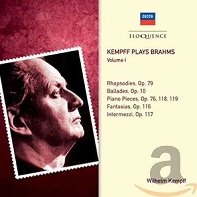 Afbeelding van Kempff Plays Brahms Volume I