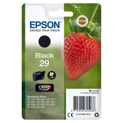 Afbeelding van Originele inkt cartridge Epson C13T29814012 Zwart