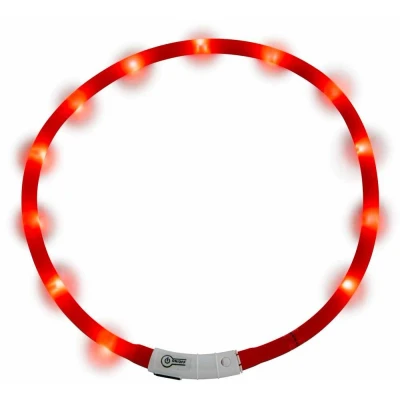 Afbeelding van Jack and Vanilla herlaadbare LED halsband ROOD