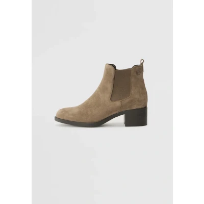 Afbeelding van Tamaris Enkelkaarsjes, Dames, Maat: 36, Taupe Schoenen