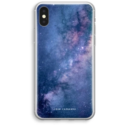 Afbeelding van Case Company® hoesje geschikt voor iPhone XS Nebula Soft Cover Telefoonhoesje Bescherming aan alle Kanten en Schermrand