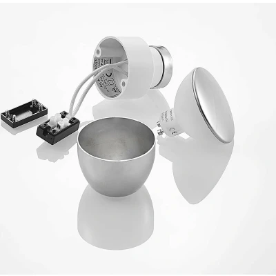 Afbeelding van Lindby wandlamp 1licht Staal GU10 chroom Inclusief lichtbron