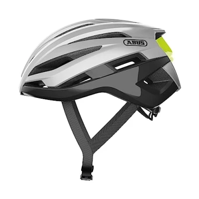 Afbeelding van ABUS StormChaser Fietshelm Maat L (57 61 cm) Gleam Silver