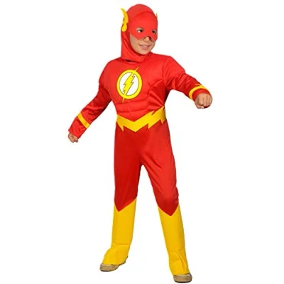 Afbeelding van The Flash Original DC Comics babykostuum (maat 8 10 jaar)