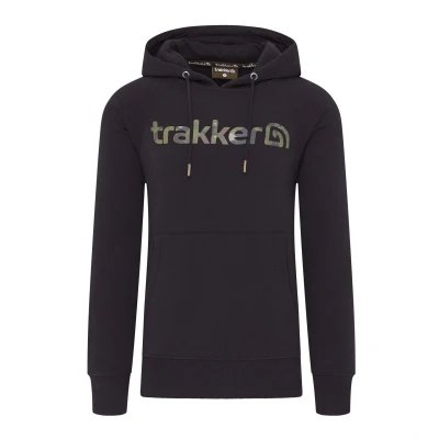 Afbeelding van Trakker CR Logo Hoody Black Camo Vis trui XL