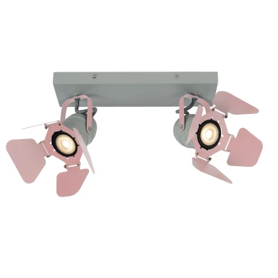 Afbeelding van Lucide PICTO Plafondspot 2xGU10 Roze