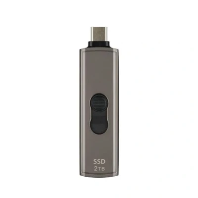 Image de Transcend ESD330C SSD chiffré 2 To externe (portable) USB (USB C connecteur) AES 256 bits brun grisâtre foncé