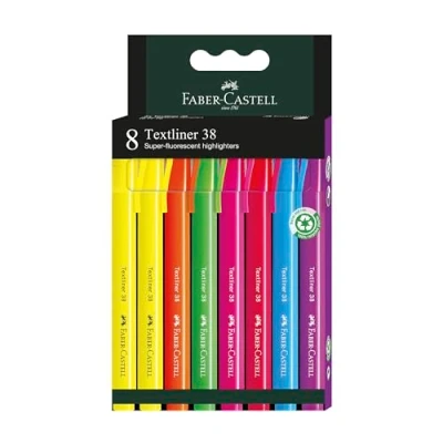 Afbeelding van Faber Castell tekstmarker 38 etui 8 stuks FC 157778