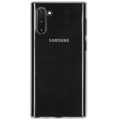 Afbeelding van Hoesje Siliconen Geschikt voor Samsung Galaxy Note 10 Softcase Backcover smartphone Transparant