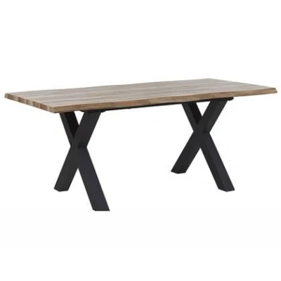 Afbeelding van BRONSON Uitschuifbare eettafel Lichthout 90 x 140/180 cm MDF