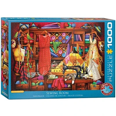 Afbeelding van Eurographics Sewing ROOM Puzzel voor kinderen, Maat: One Size, Multi coloured