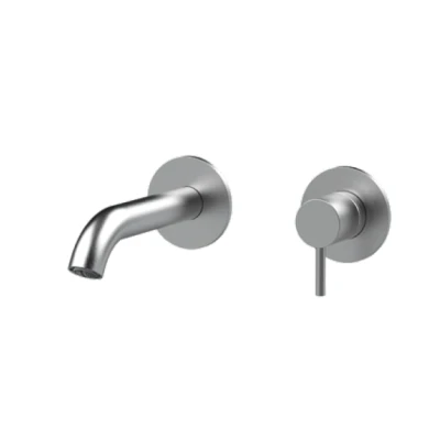 Afbeelding van SB Round 316 inbouw wastafelmengkraan RVS 132mm