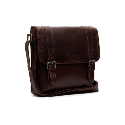 Afbeelding van The Chesterfield Brand Leren Schoudertas Bruin Matera