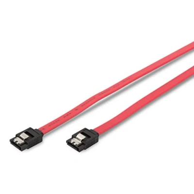 Afbeelding van ASSMANN Electronic 2x SATA 7 pin, 0.3 m kabel 0,3 Zwart, Rood