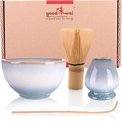 Afbeelding van Goodwei Matcha theeset ceremoniekom, garde en standaard (Moya, 80)
