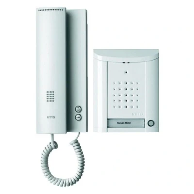Afbeelding van Ritto by Schneider Entravox Complete set voor Deurintercom Kabelgebonden Eengezinswoning Wit