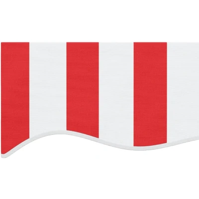 Afbeelding van Vervangingsdoek voor luifel gestreept 3,5x2,5 m rood en wit