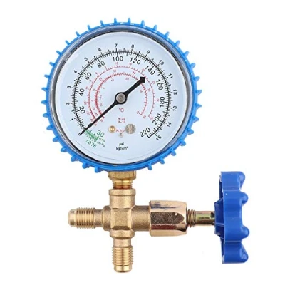 Afbeelding van 220 psi hoge tot lage drukmeter koelmiddel manometers geschikt voor airconditioner R410A R22 R134A R404A