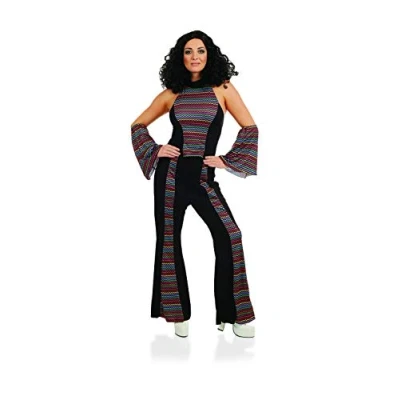 Afbeelding van Fun Shack Disco Diva Dameskostuum (1 stuk), zwart.