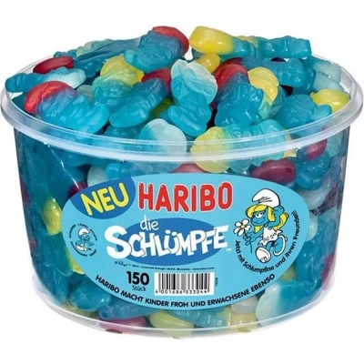 Afbeelding van Haribo Smurfen 150 Stuks