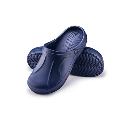 Afbeelding van ESTRO Tuinklompen voor heren klompen Tuinschoenen Herenklompen Kunststof F06, Donkerblauw