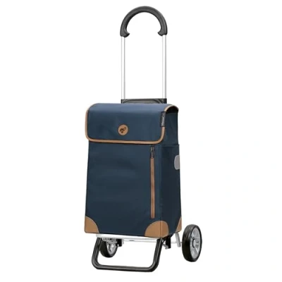 Afbeelding van ANDERSEN Scala Shopper Plus Weda Boodschappentrolley, 36 liter, afneembare tas, aluminium, opvouwbaar, licht, wielen