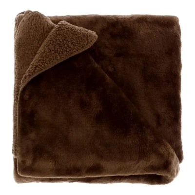 Afbeelding van Unique Living Torvah Plaid 150x200 cm Rocky Brown