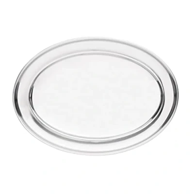Afbeelding van Olympia ovale RVS serveerschaal 30cm