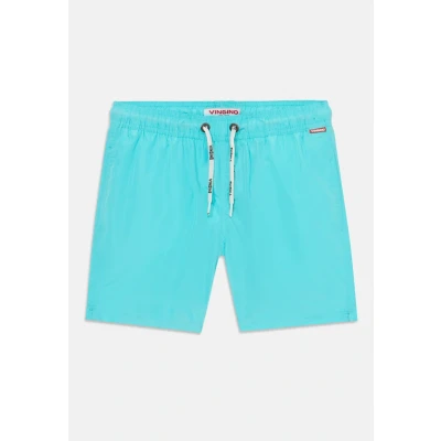 Afbeelding van Vingino Basic Zwemshorts voor kinderen, Maat: 140, Palm blue