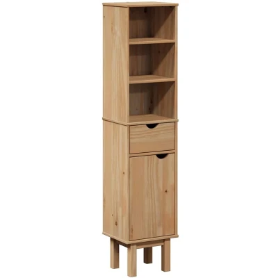 Afbeelding van Badkamerkast OTTA 35x30x159 cm massief grenenhout