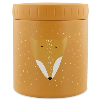 Image de Trixie Boîte à Repas Isotherme en Acier Inoxydable 500ml Récipient Alimentaire pour Déjeuner/Goûter (Mr. Fox (Renard))