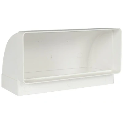 Afbeelding van Nedco ventilatie kanaal hoekstuk verticaal 90 220x90mm kunststof wit (geseald verpakt)