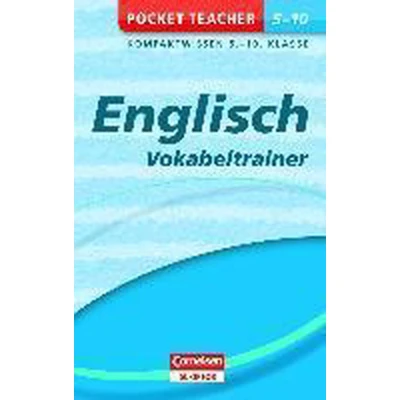 Afbeelding van Pocket Teacher Englisch Vokabeltrainer 5. 10. Klasse