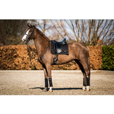 Image de HB Showtime Tapis de Selle Crown Dressage Noir