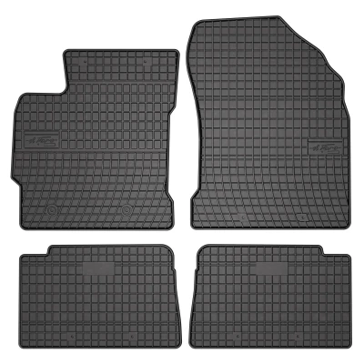 Afbeelding van FROGUM 0807 Vloermatset Rubber voor en achter 4 Zwart Op maat gemaakt TOYOTA: Auris Hatchback