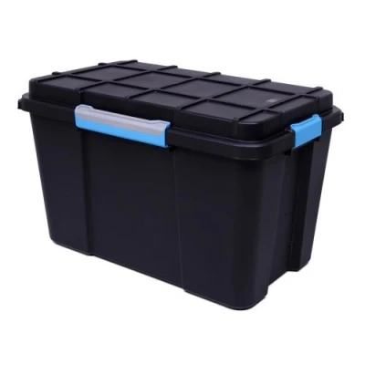 Afbeelding van KIS 241508 Opbergbox Scubba Stapelbaar (b x h d) 735 460 445 mm Grijs blauw, Zwart 1 stuk(s)