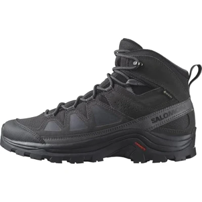 Afbeelding van Salomon Quest ROVE GTX Outdoorschoenen, Heren, Maat: 40, Black/phantom/magnet Leer en textiel