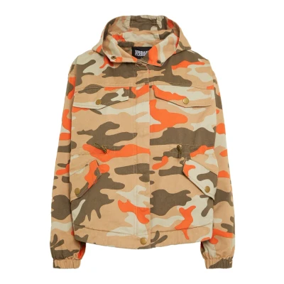 Afbeelding van Urban Classics Ladies Oversized camo Jacket Lichte jas, Dames, Maat: Small, Brick