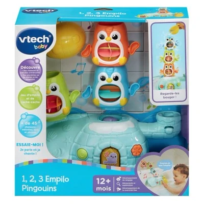 Image de Jouet pour le bain 1, 2, 3 Empilo Pingouins Vtech Baby