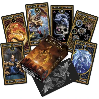 Afbeelding van Tarot kaarten Dragon AnneStokes,Fournier