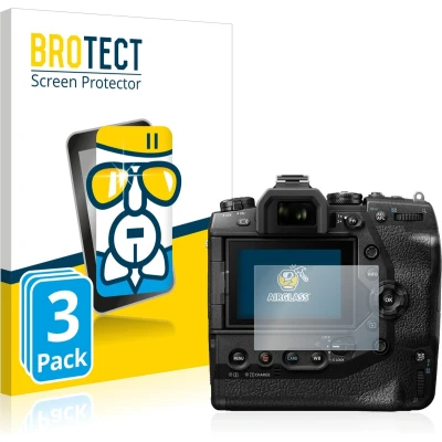 Afbeelding van BROTECT Screenprotector voor Olympus OM D E M1X Folie Beschermfolie Beschermglas transparant (3 Stuks)
