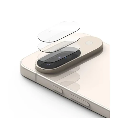 Afbeelding van Ringke Camerabescherming Google Pixel 9 gehard glas [3 stuks] 9H hardheid camera lens bescherming anti kras geen flitsinterferentie achtercamera helder