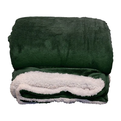 Afbeelding van Unique Living Lars XL Plaid 220x240 cm Dark green