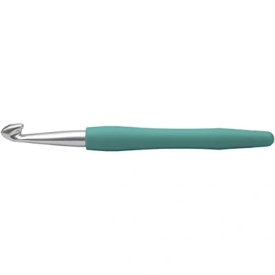Afbeelding van Creotime Ergonomische Haaknaald Groen 10 Mm 16 Cm