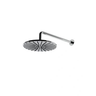 Afbeelding van Waterevolution Flow hoofddouche 250mm met muuraansluiting RVS T164125IE
