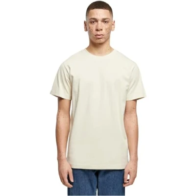 Image de Build Your Brand T Shirt Round Neck Homme, Beige (Sable), 4XL