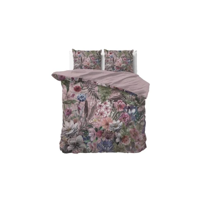 Afbeelding van Dekbedovertrek Lits Jumeaux 240x200 Sleeptime Microvezel Roze Inclusief Kussenslopen 2 Persoons