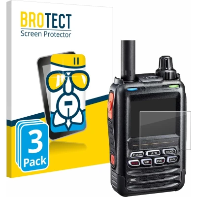 Afbeelding van BROTECT Screenprotector voor Yaesu FT 5DE/DR Folie Beschermfolie Beschermglas transparant (3 Stuks)